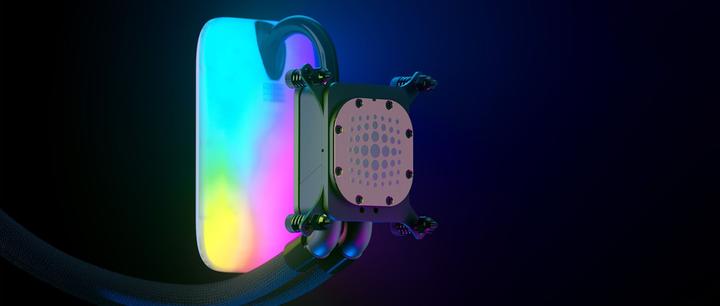 Actual product image Hyte Q60 240mm (black/white)