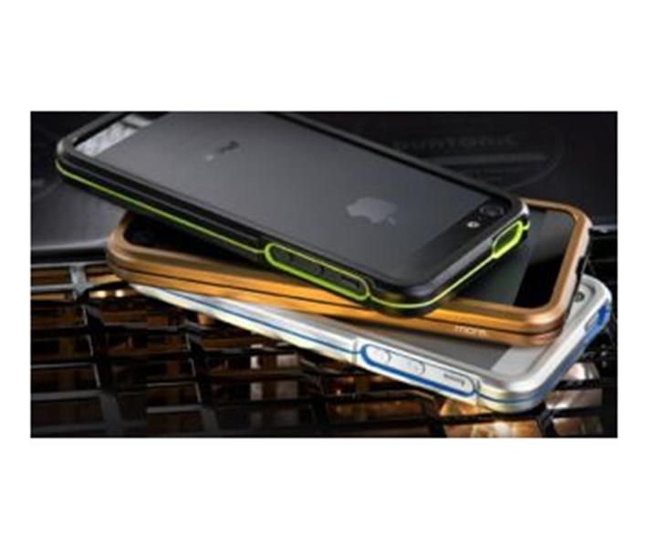 Image du produit more. Armor Metal Bumper pour iPhone 5/5S/SE Black/Neon Yellow (Apple iPhone SE, Apple iPhone 5, Apple iPhone 5s)