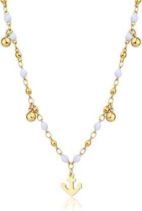 Image du produit Sagapo S'Agapo Kotva Vibes Svb56 Beaded Gold Plated Pendant Necklace