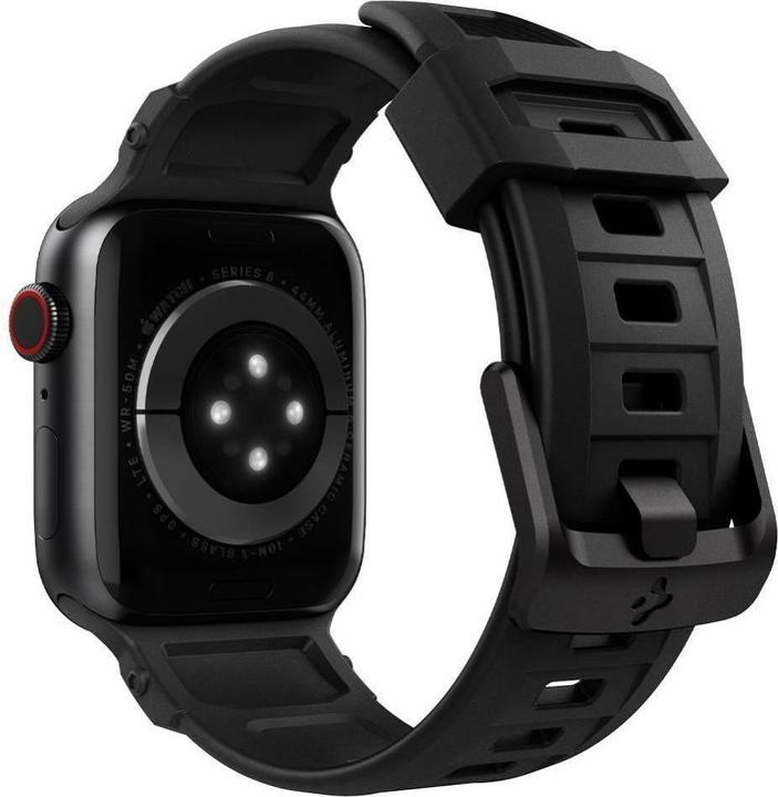 Immagine prodotto Spigen FASCICOLO RUGGED Apple Watch 4/5/6/7/8/SE (38/40/41MM) NERO OPACO (41 mm, 38 mm, 40 mm, Poliuretani termoplastici (TPU))