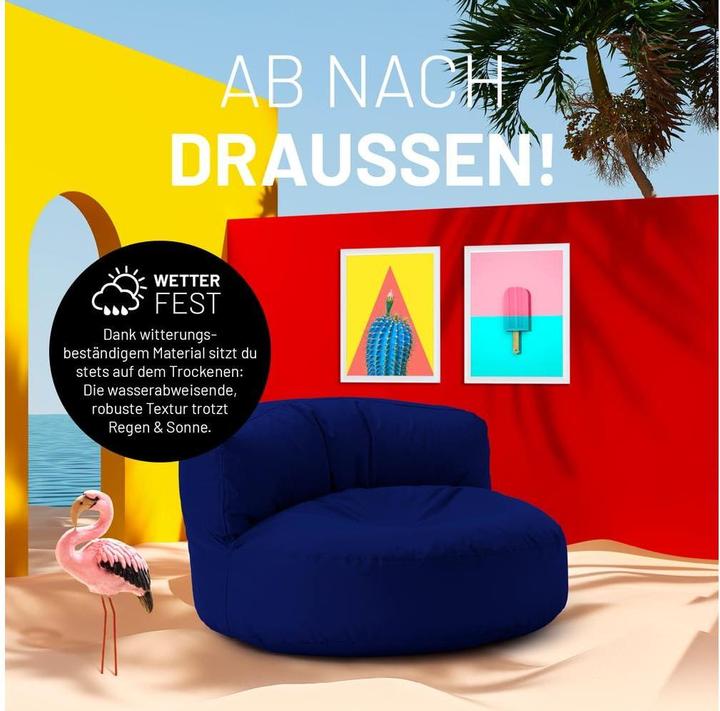 Image du produit Lumaland Sitzsack Lounge 30 L, Dunkelblau