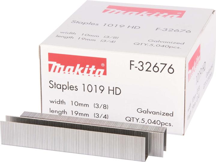 Makita 19mm nietjes gegalvaniseerd voor accu tacker