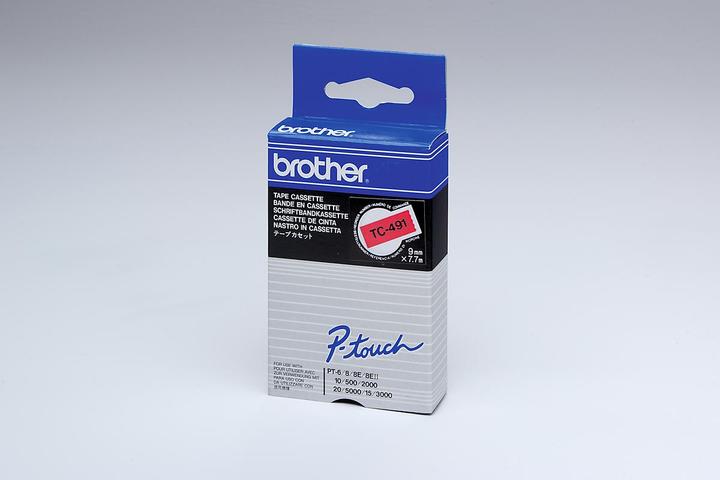 Actual product image Brother P-Touch (6 cm, Red)