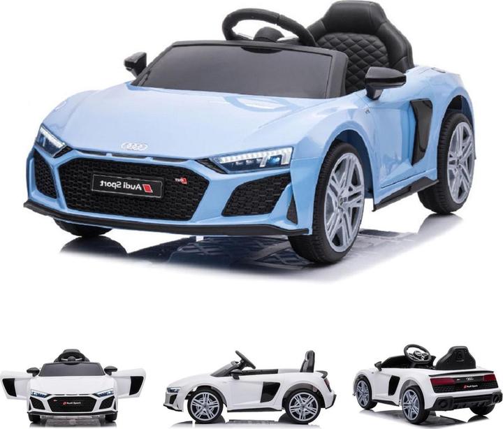Image du produit Es-toys Véhicule enfant bleu - Voiture électrique "Audi R8 Spyder" - Licensed - 12V7AH Battery And 2 Motors (12 V)