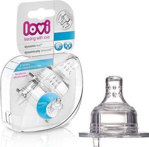 Produktbild Lovi Super Vent Dynamic Teat ( 2 pcs ) - Dynamic teat Fast 9m+ -