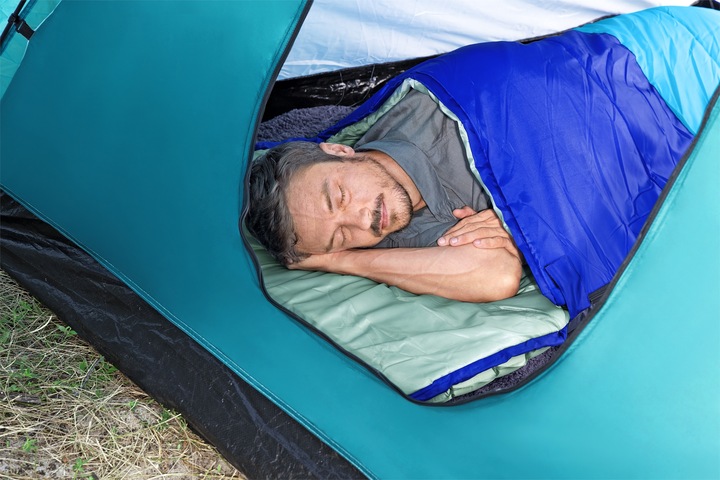 Actual product image Bestway 2-in-1 sleeping bag Wanderlite™ with integrated, inflatable sleeping pad 203 x 75 x 9 cm (198 cm)