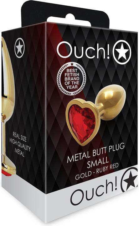 Immagine prodotto Ouch! Butt Plug con gemma a cuore - Piccolo