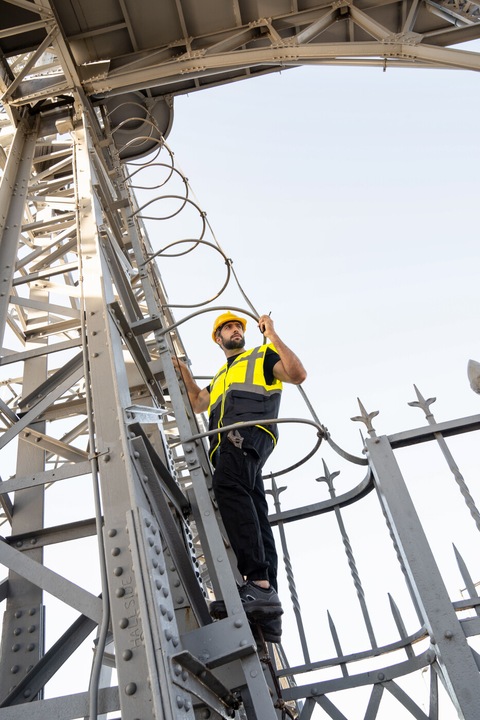 Produktbild Korntex Warnweste Multifunktional Hamburg Signal Gelb/MBlau 360° Sicherheit XXL EN ISO 17353 ® KXCMF (XXL)