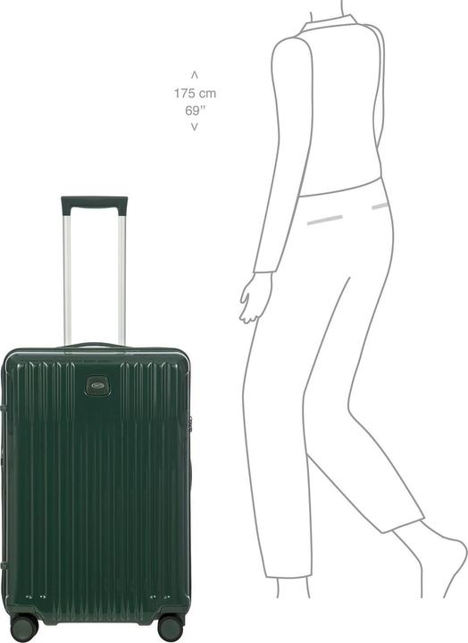 Actual product image Brics Positano 4 wheels trolley 69 cm (83 l)