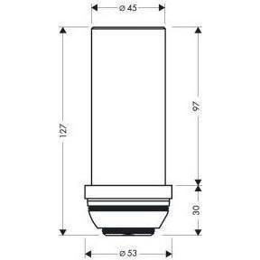 Thumbnail - Axor, Zubehör Sanitärinstallation, Verlängerung Standrohr 60mm