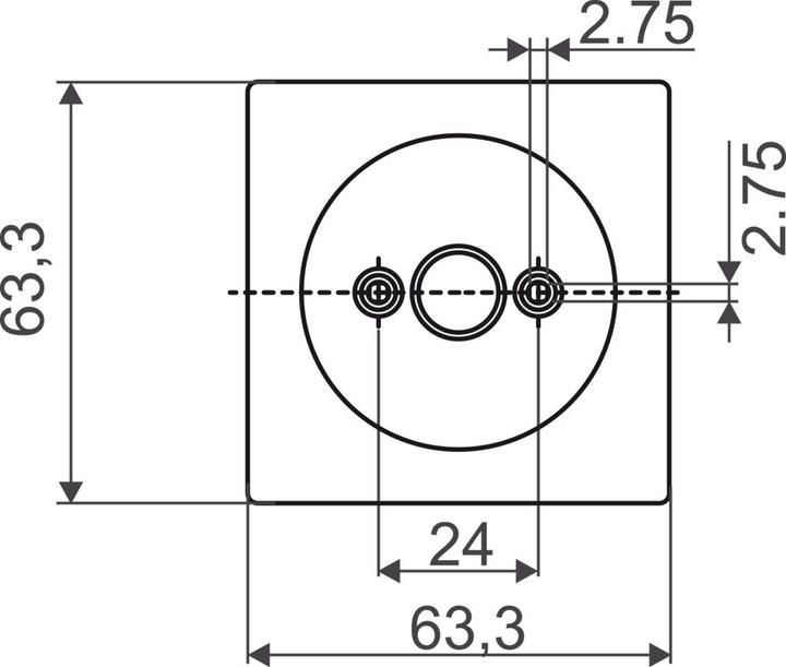 Produktbild Busch-Jaeger Zentralscheibe mit Drehgriff, mit 2CKA001710A3672
