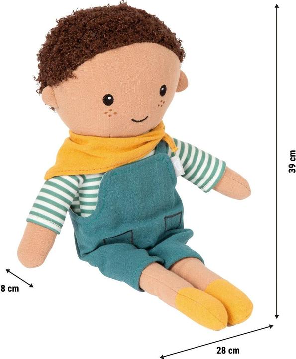 Actual product image small foot Stoffpuppe Leo