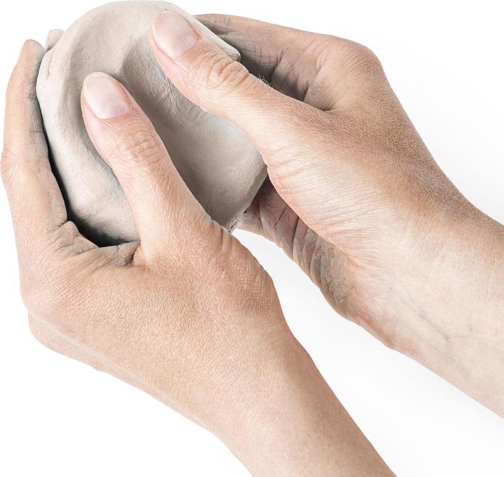 Immagine prodotto Fimo argilla per modellare all'aria, indurente all'aria, grigia, 1.000 g