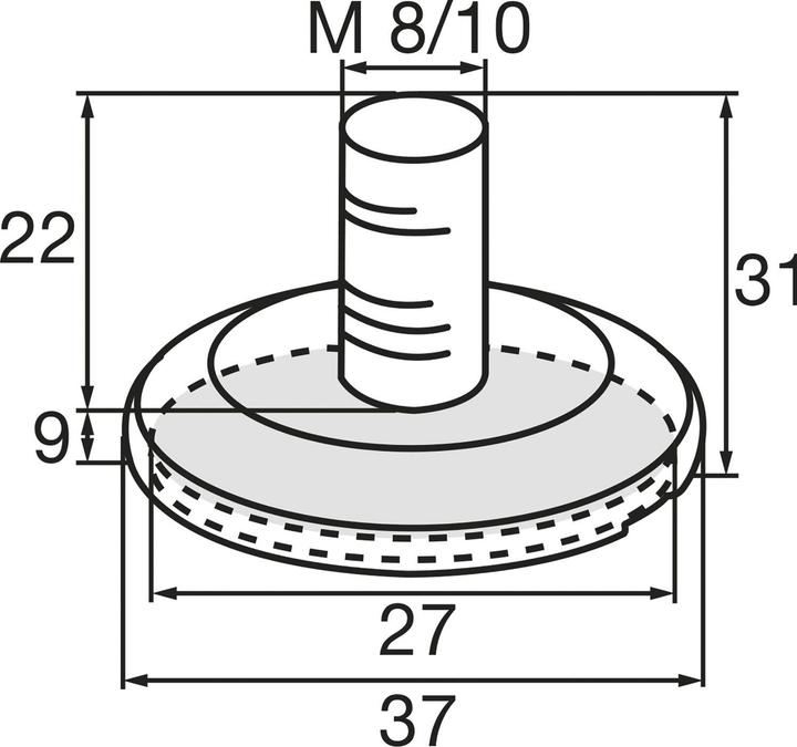 Produktbild Wagner Höhenversteller (1 Stk.)
