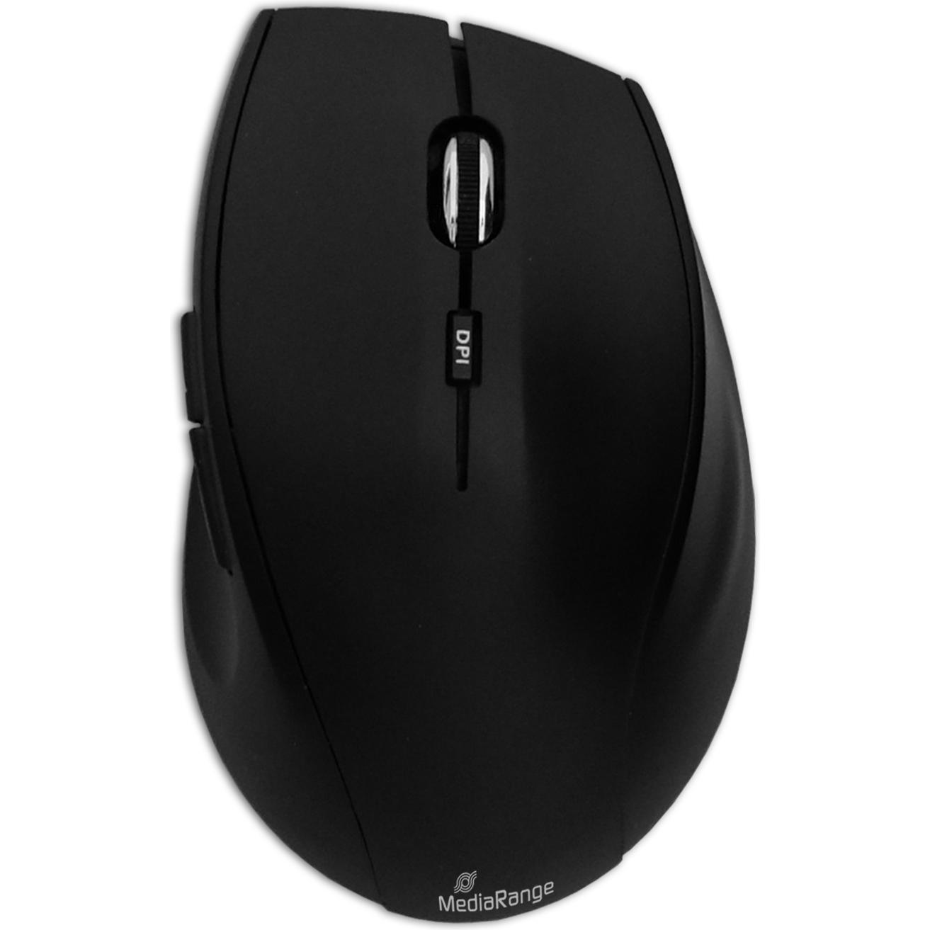 MediaRange MROS208 (Senza fili), Mouse, Nero
