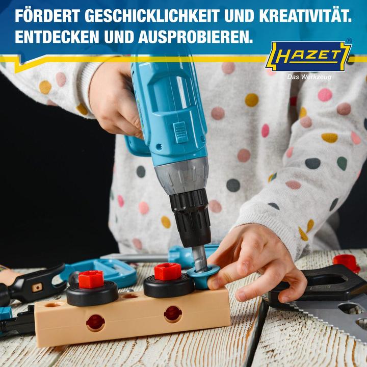 Actual product image HAZET Toy tool set JUNIORTOOL1 ∙ Number of tools: 61