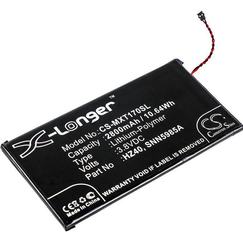 CoreParts Battery for Motorola Mobile (Akku), Mobilgerät Ersatzteile, Schwarz