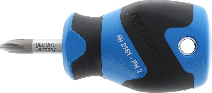 Actual product image Gedore 2161 PH 2 Screwdriver, cross recess PH 2, 75 mm (Phillipps cross recess (PH))