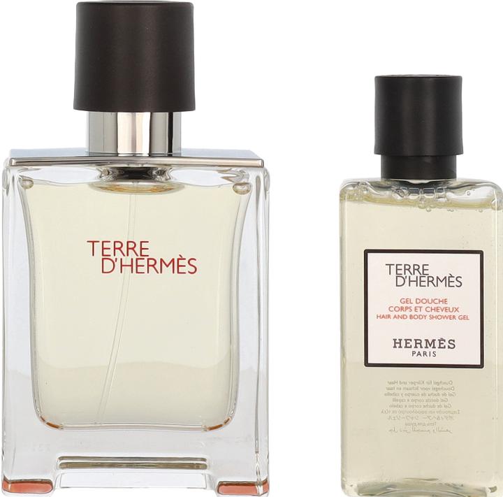 Actual product image Hermès Terre d' Gift Set Terre d' EdT 50 ml + Shower Gel 40 ml / 1 pc. (Perfume set)