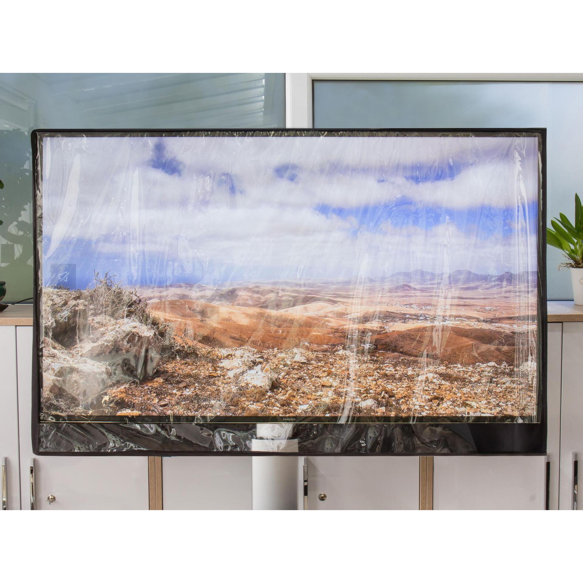 Python TV-Cover (Diverse), TV Zubehör, Schwarz, Transparent