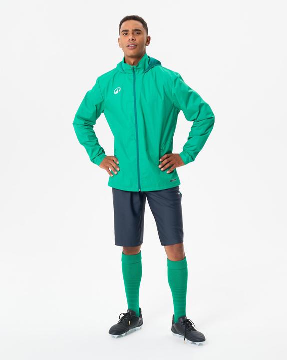 Produktbild Kipsta Damen/Herren Fussball Regenjacke - VIRALTO Club grün (XL)