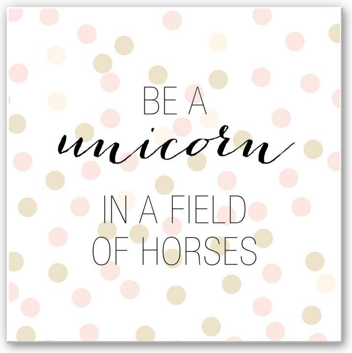 Image du produit Trenddeko Confetti & Cream - Soyez une licorne... (20 x 20 cm)