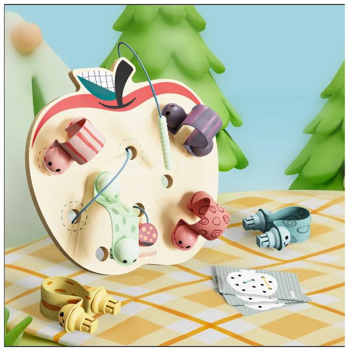 Actual product image Topbright Toys Top Bright Apple Worms For 3+ Years 1211232023De0001