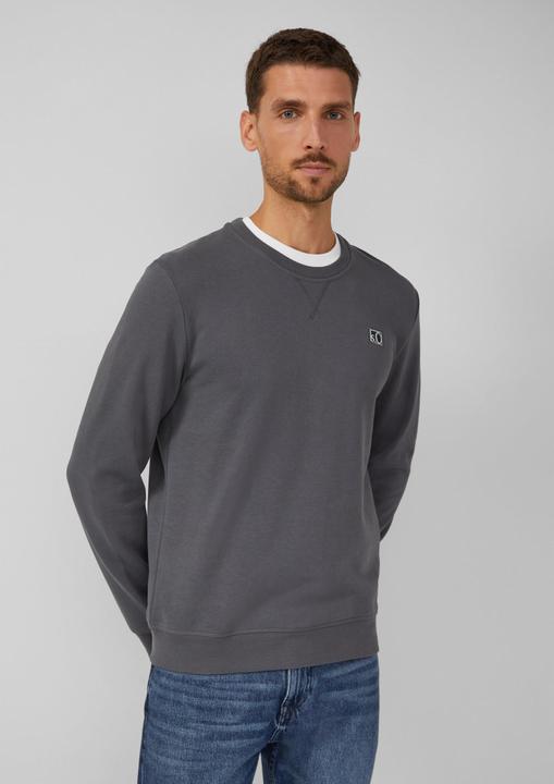 Produktbild s.Oliver Sweatshirt Sweatshirt aus Baumwollmix mit Crew Neck (M)