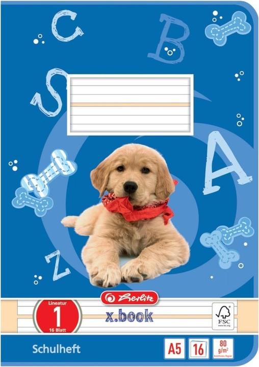 Produktbild Herlitz Schulheft x.book, DIN A5, Lineatur 1 / liniert (A5, Liniert, Harter Einband)