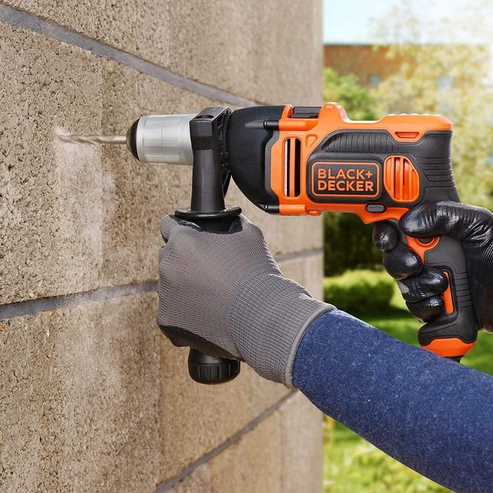 Actual product image Black & Decker 850W Hammer Drill + 32 Acc