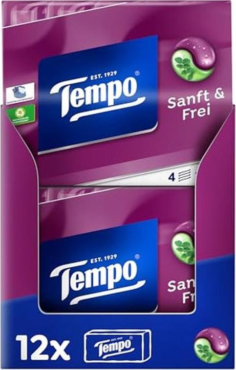 Tempo zakdoek zakdoek zacht vrij 30x9 doeken grootverpakking 700 g