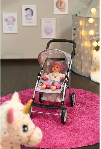 Actual product image Knorrtoys Puppenbuggy Liba Star Grey Pink