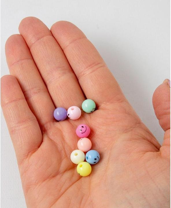 Immagine prodotto I Am Creative Schmuckperlen – Smiley bunt