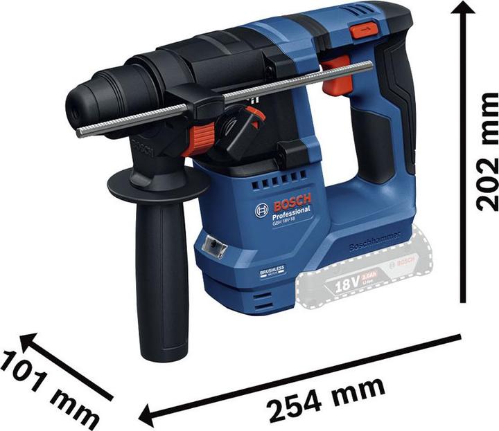 Actual product image Bosch Hausgeräte GBH 18V-18 (Rechargeable battery operated)