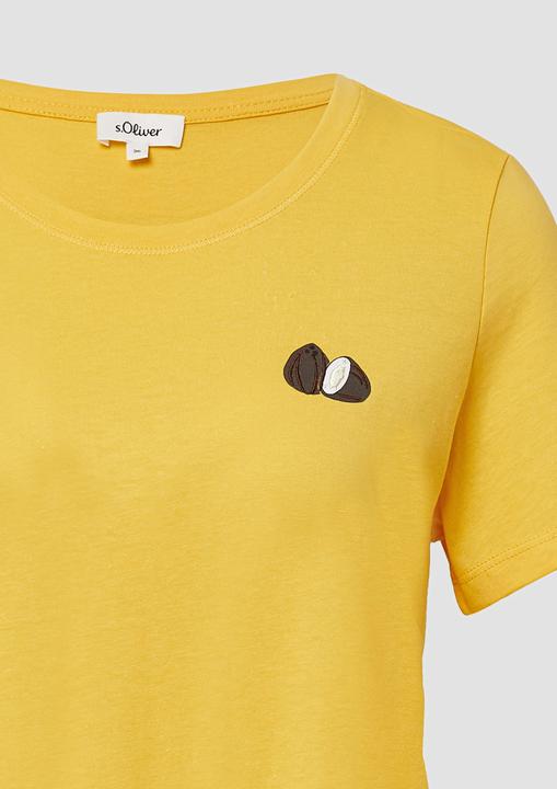 Actual product image S.Oliver T-Shirt Jersey-T-Shirt mit Stickerei (38)