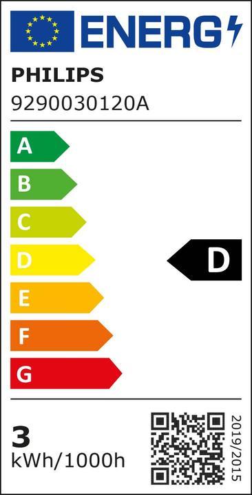Energie-Label Philips Professional LED-Kerzenlampe E14 927, DimTon MASLEDLust #44937400 (E14, 2.50 W, 340 lm, 1 x, D)