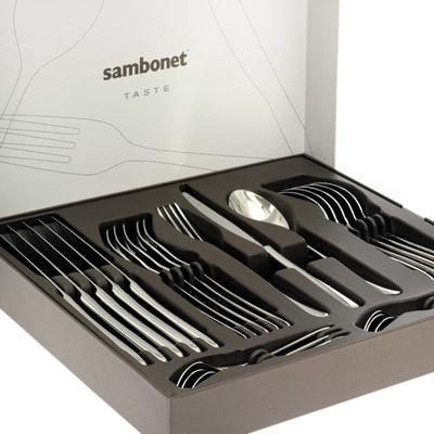 Actual product image Sambonet Button (24 Piece, Cutlery set)