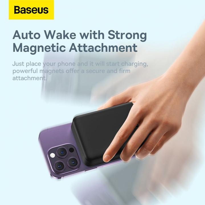Actual product image Baseus Powerbank Magnetic Mini 20000mAh 20W (black) (20000 mAh, 20 W, 74 Wh)