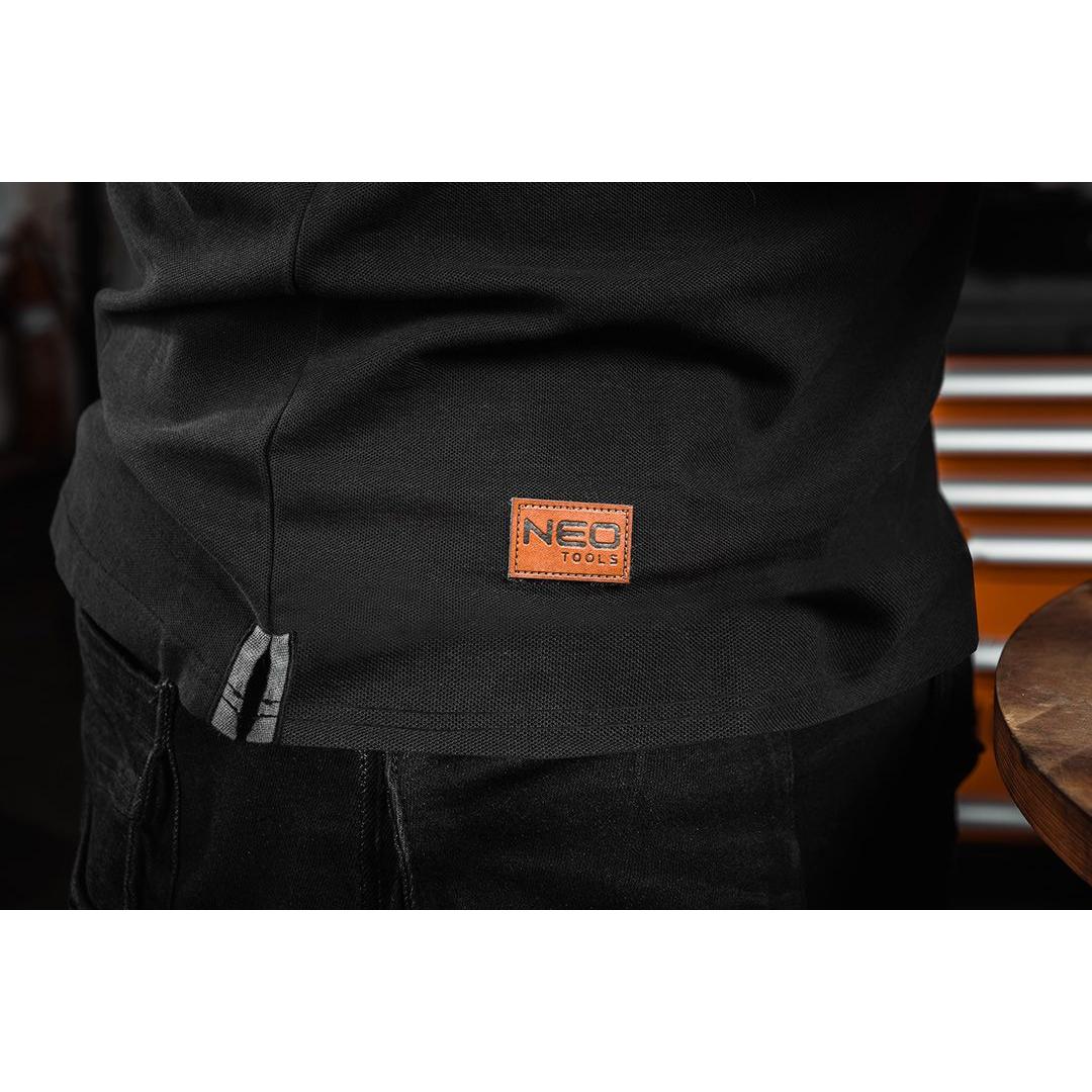 Thumbnail - Neo, Herren, Shirt, Poloshirt (DENIM-Poloshirt, schwarz, Grösse L), Schwarz, (L)