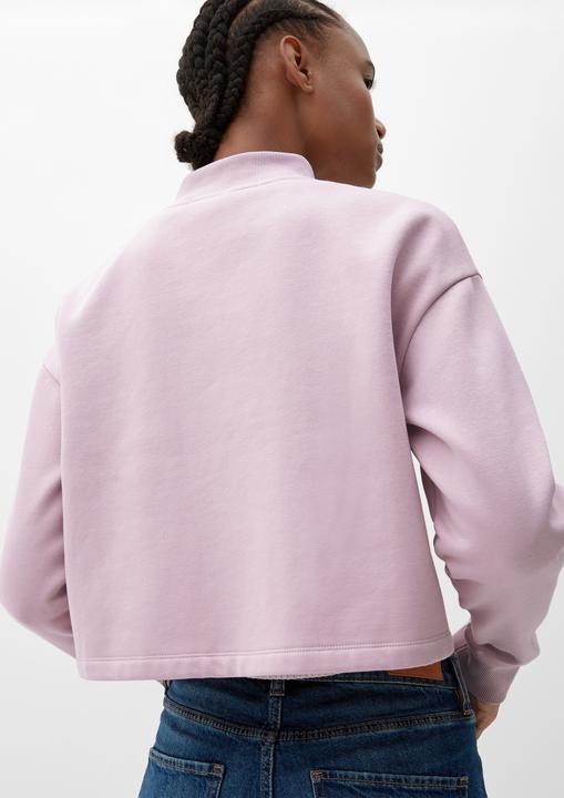 Produktbild s.Oliver Sweatshirt Jacke Sweatjacke im Boxy Fit (S)