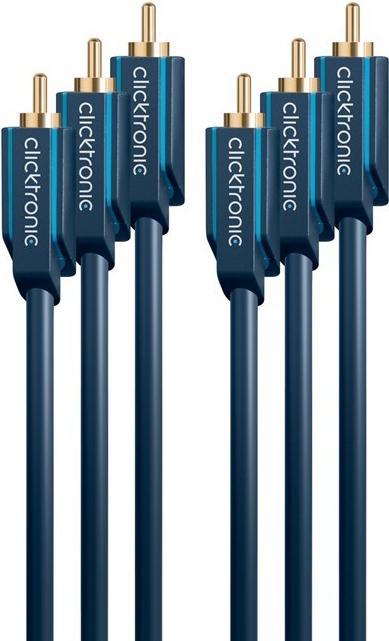 Produktbild clicktronic Component Video — Composite Video (10 m, Cinch)