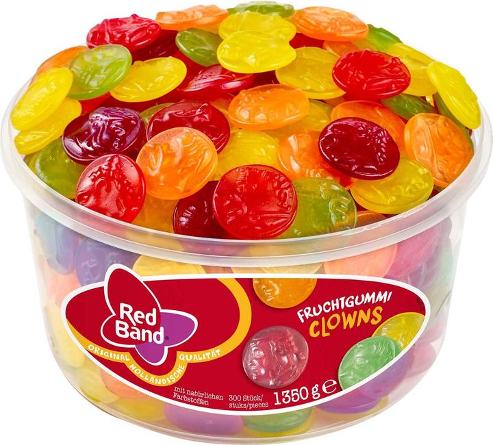 Produktbild RedBand Fruchtgummi Clowns in der Dose (1 Stk., 1350 g)
