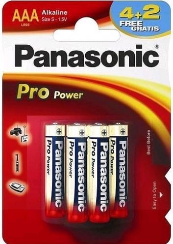 Productafbeelding Panasonic Batterij Alkaline BK-LR03PPG- (6 Pcs., AAA)