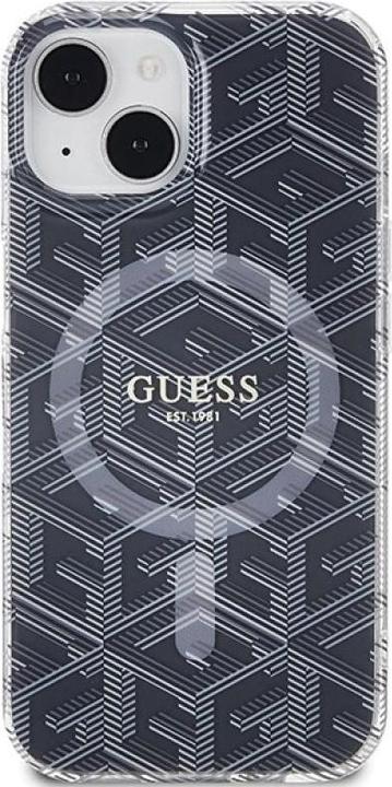 Produktbild Guess GUHMP15SHGCUSTGK iPhone 15 / 14 / 13 6.1" czarny/black hardcase IML GCube MagSafe (Apple iPhone 13, Apple iPhone 14, Apple iPhone 15)