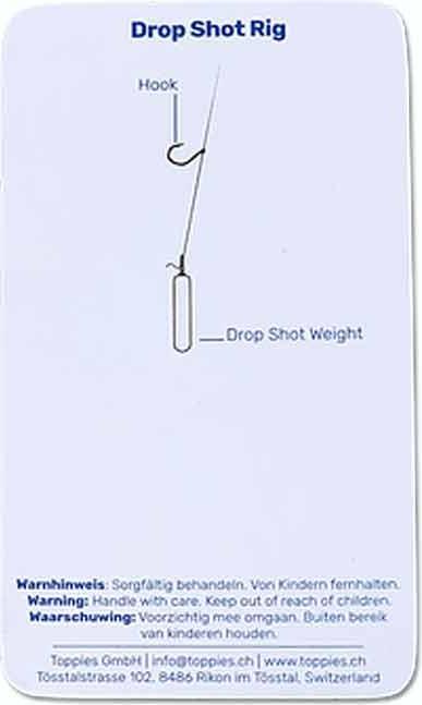 Actual product image HRH Toppies Tungsten Drop Shot Stick