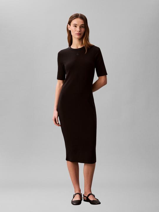 Produktbild Calvin Klein Raffinierte Baumwollrippe Midirock (L)