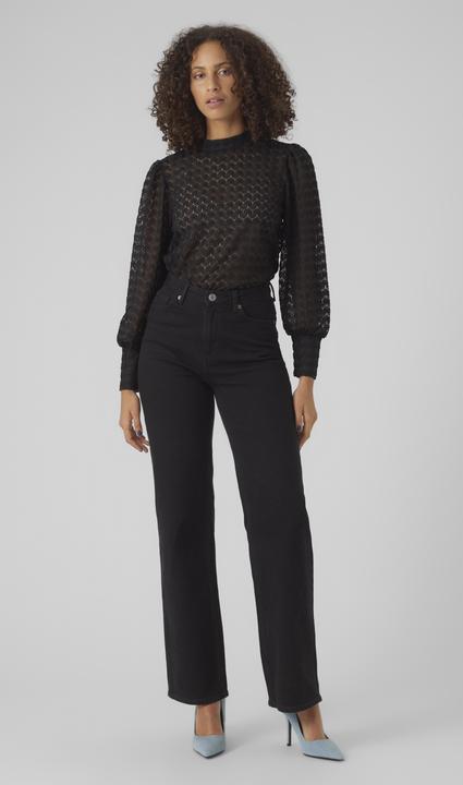 Immagine prodotto Vero Moda Vmbecca Ls High Neck Lace Top Jrs Noos (L)