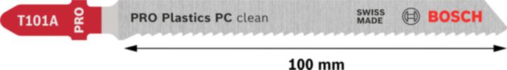 Actual product image Bosch Professional Zubehör PRO Plastics PC Clean T101A