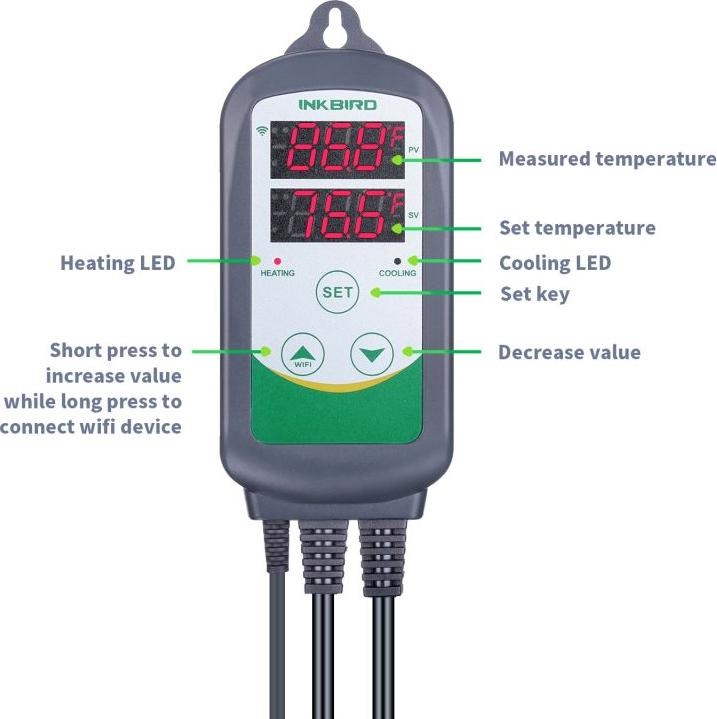 Immagine prodotto Inkbird Controllore di temperatura ITC-308-WiFi