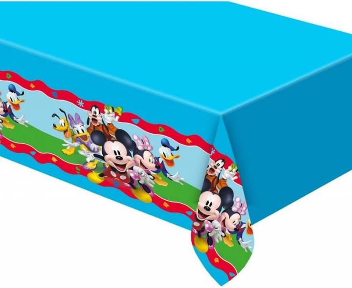 Productafbeelding GoDan Plastic tafelkleed Mickey Rock The House 120x180cm (180 x 120 cm)